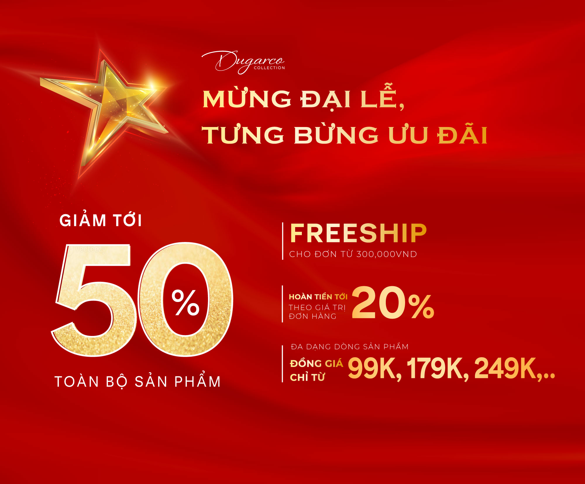 ⭐️ MỪNG ĐẠI LỄ - TƯNG BỪNG ƯU ĐÃI TỪ DUGARCO ⭐️